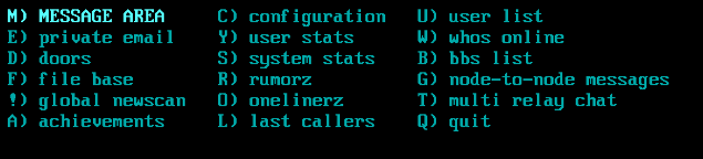 Multi column menu Example
